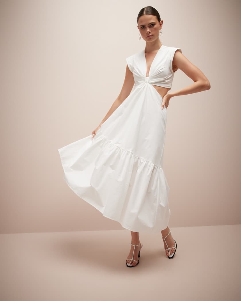 White dress neiman marcus sale