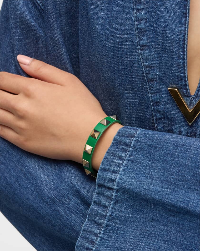 Valentino large rockstud bracelet clearance