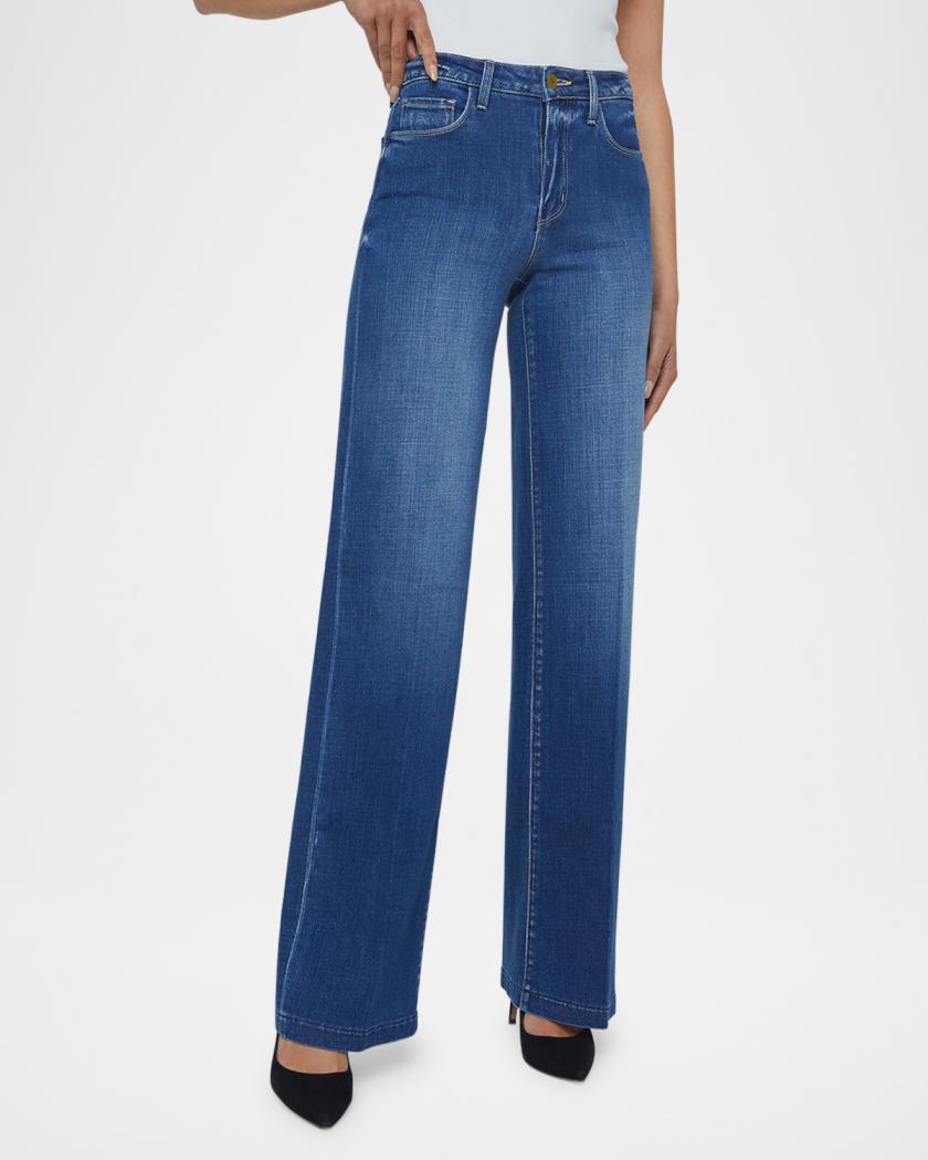Clayton High Rise Wide-Leg Jeans