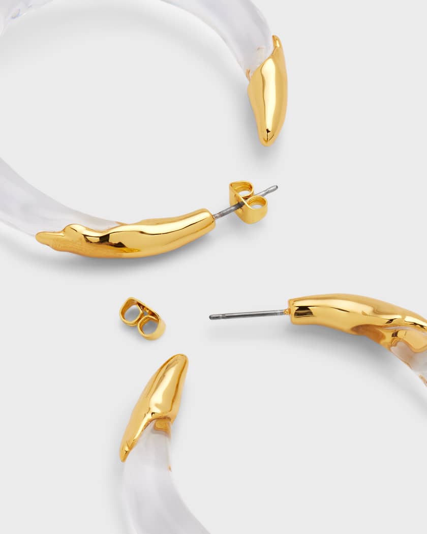 Molten Hoop Earrings
