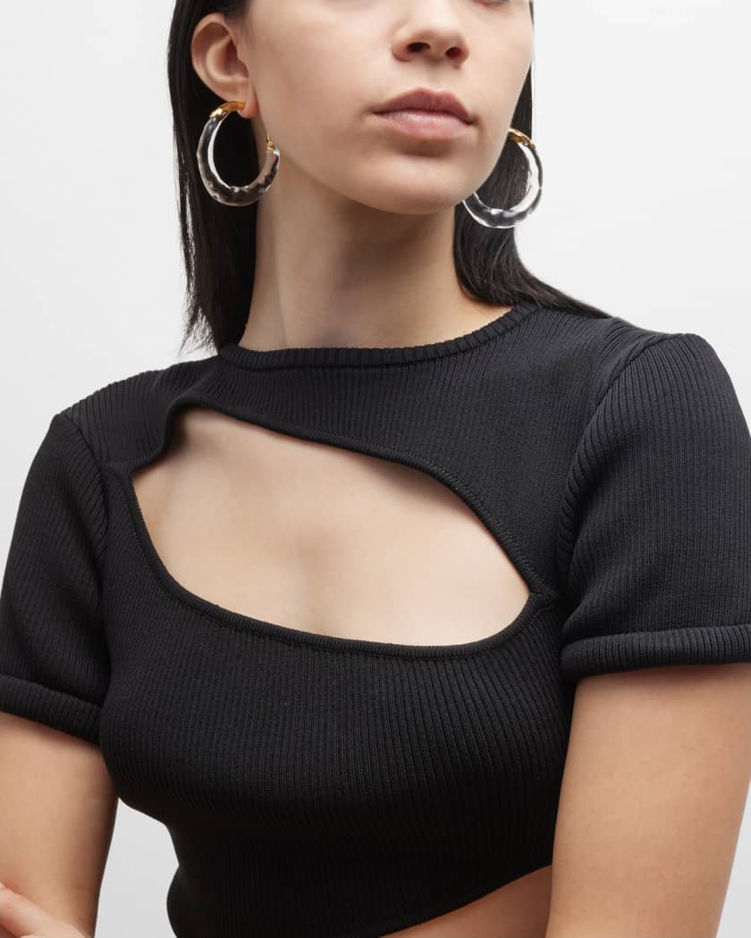 Molten Hoop Earrings
