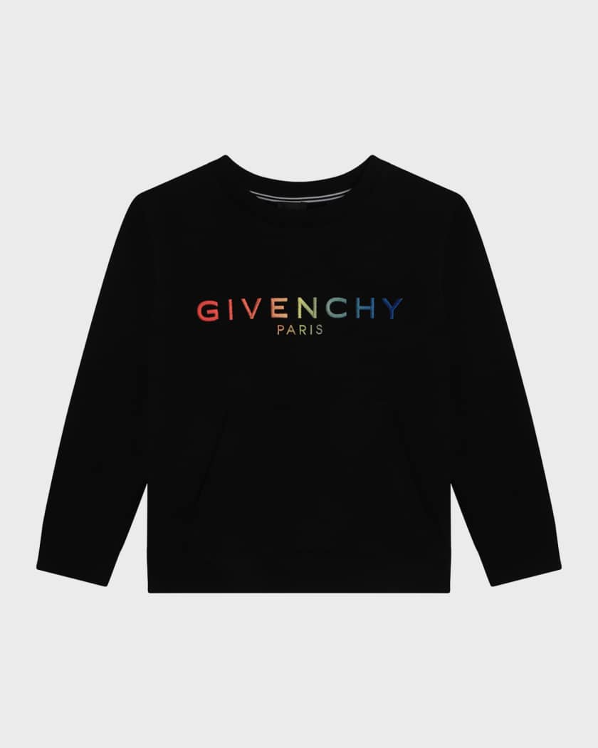 Givenchy embroidered best sale logo sweatshirt
