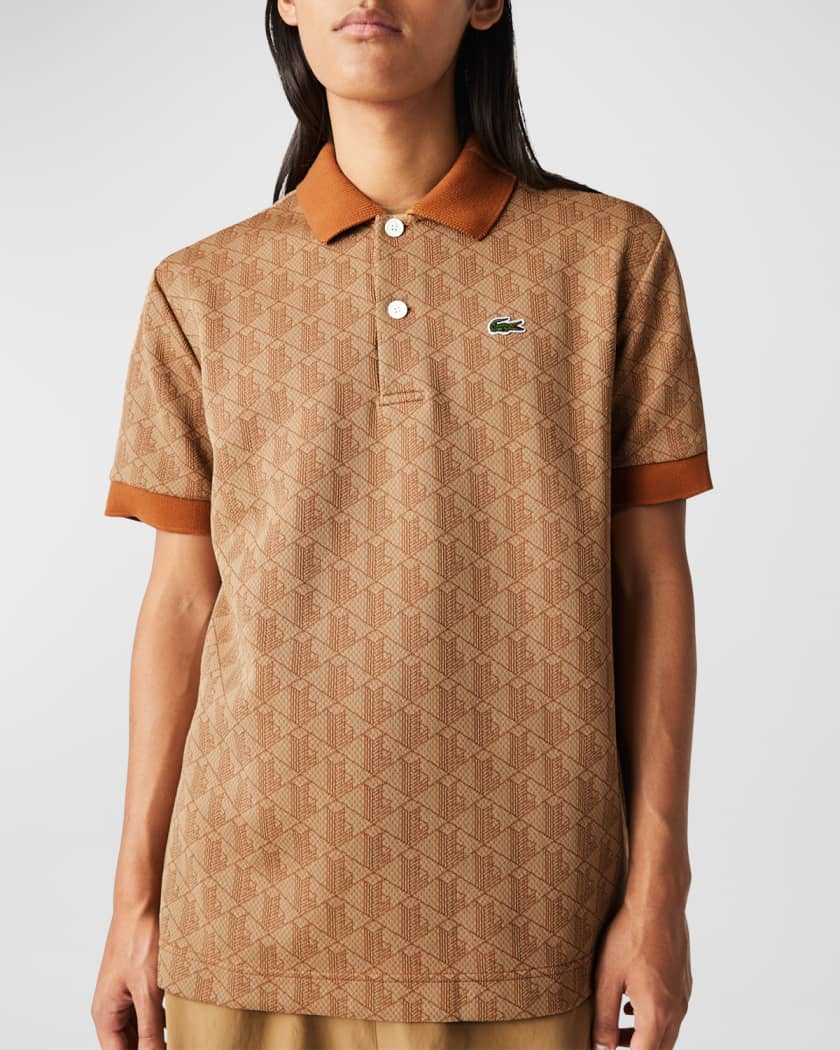 Lacoste Men's Monogram-Print Polo | Marcus