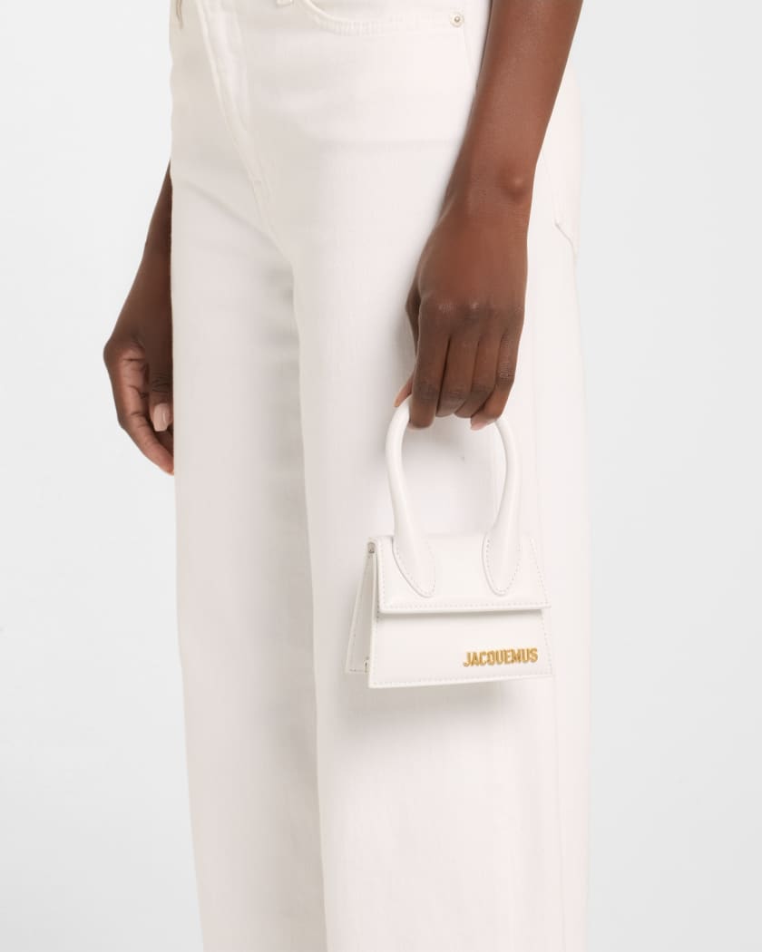 Le Chiquito Leather Top-Handle Bag
