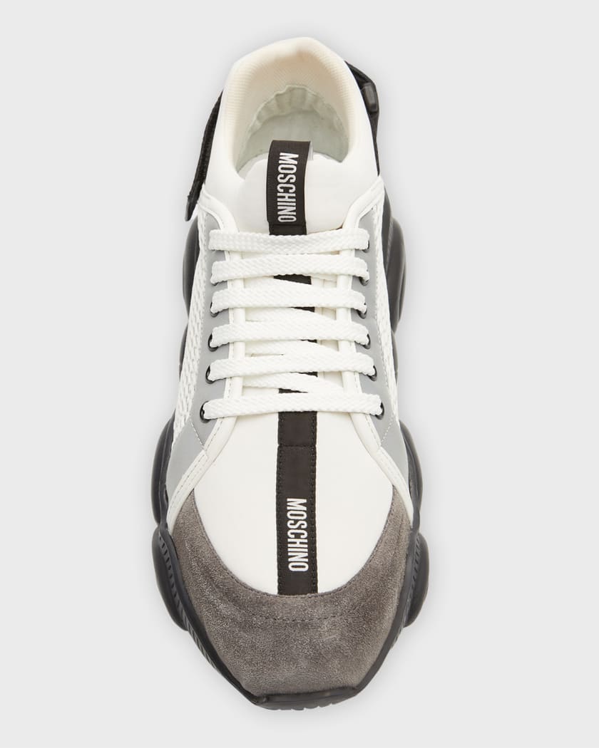 Men s Mesh Bubble Teddy Low Top Sneakers
