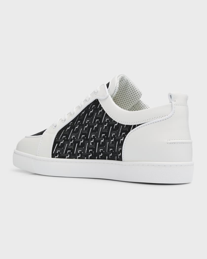 Christian Louboutin Men's Rantulow Techno CL Leather Low-Top Sneakers