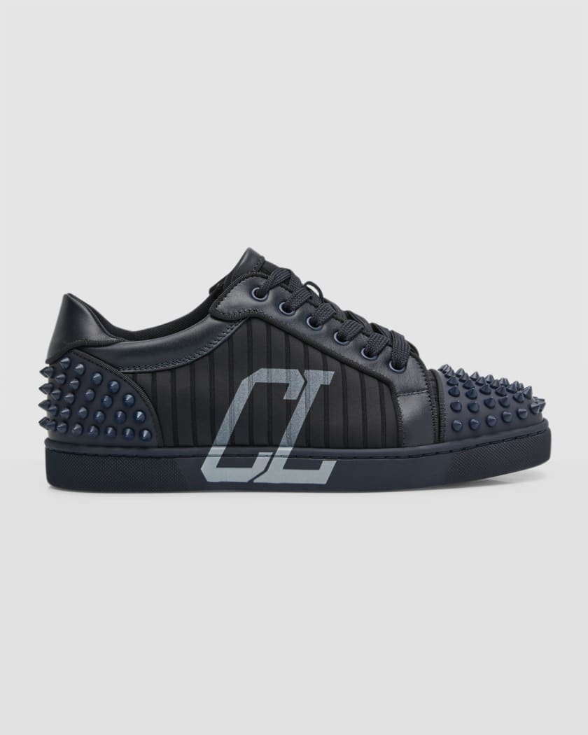 Christian Louboutin Navy & Black Seavaste 2 Varismax Sneakers