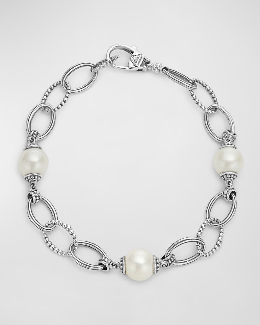 Lagos sterling silver link bracelet shop