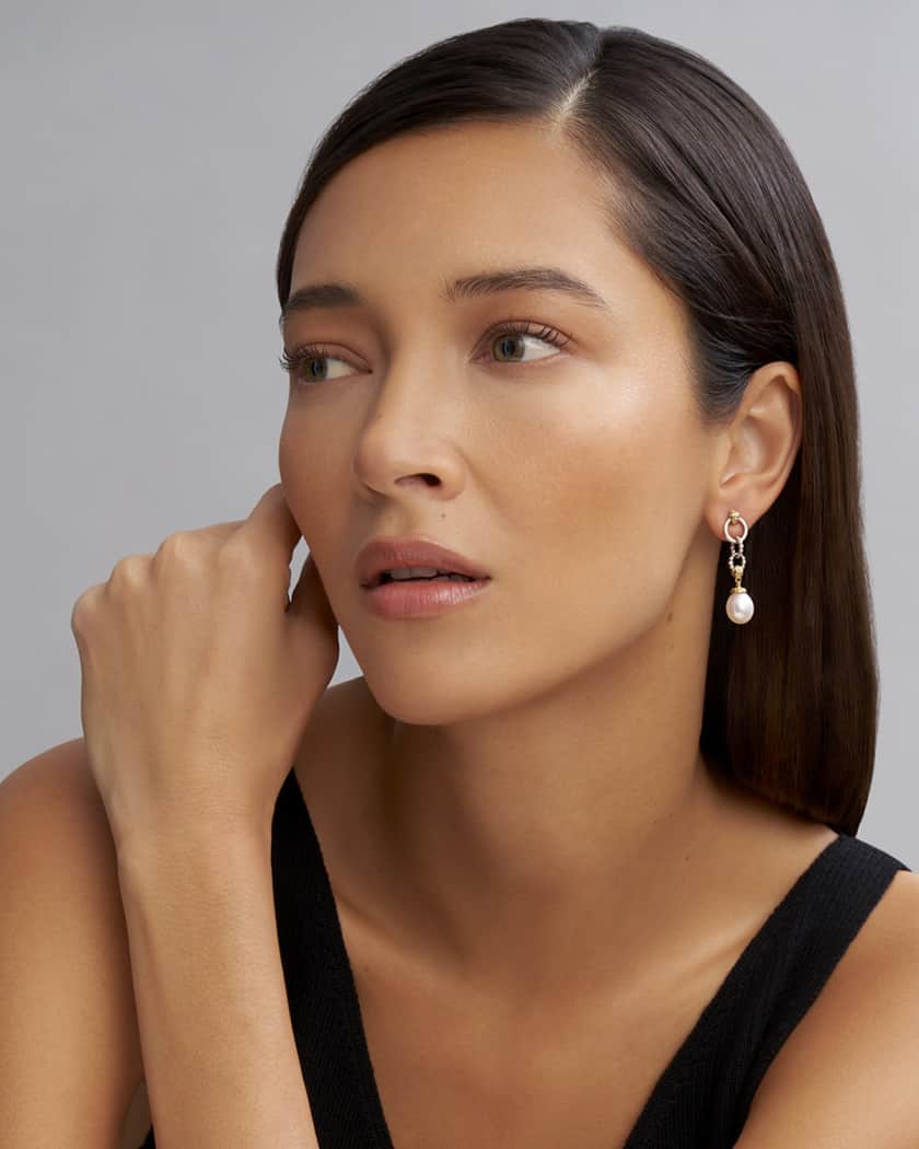 Lagos luna pearl shop earrings