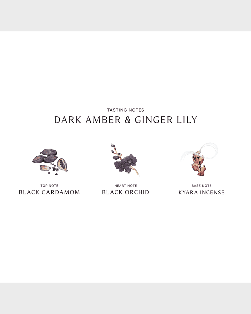Dark amber and ginger lily clearance