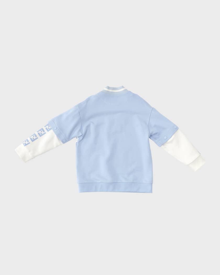 Boy's Two-In-One Logo-Print Sweatshirt, Size 8-14