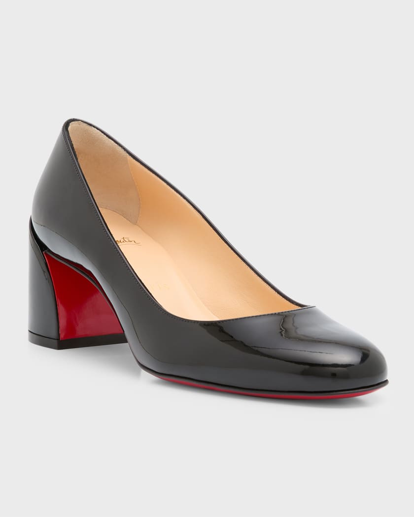 CHRISTIAN LOUBOUTIN Miss Jane Patent Red Sole Pumps - We Select