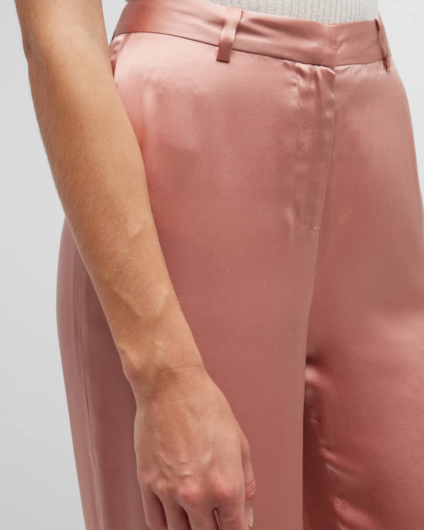 Silk trousers