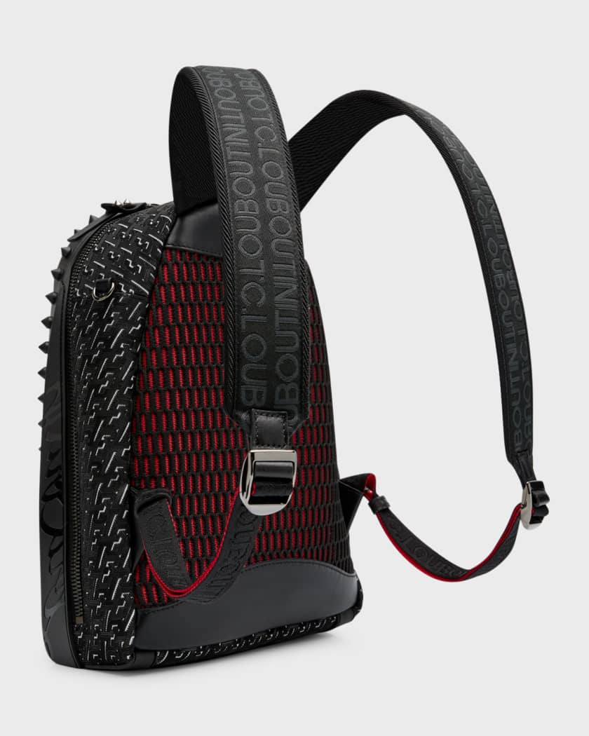 Christian Louboutin Black Backparis Backpack