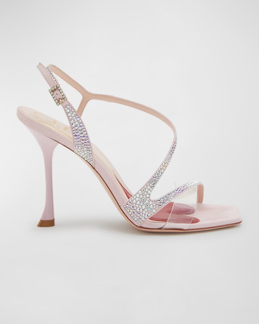 Crystal strappy sandals online