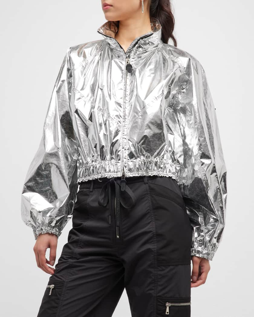 Moncler Genius x Alicia Keys Flatbush Long Metallic Top Jacket