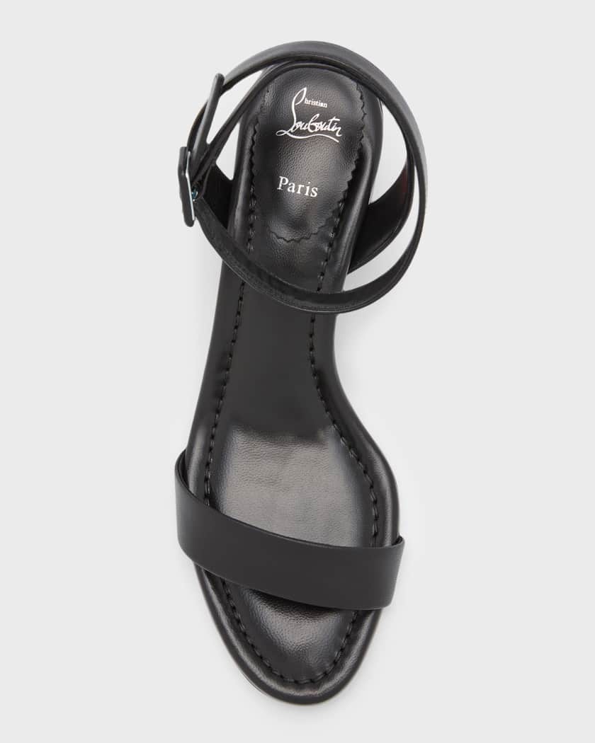 Black louboutin heels store with ankle strap