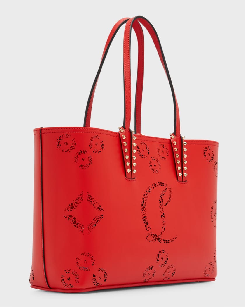 Christian Louboutin Cabata Small Perforated Loubinthesky Leather Tote Bag