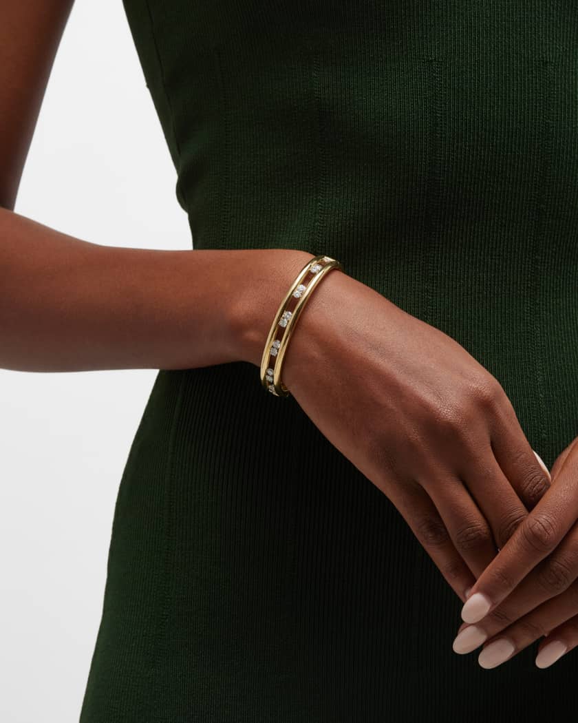 Staurino 18K Yellow Gold Allegra Moving Diamond Bracelet Neiman
