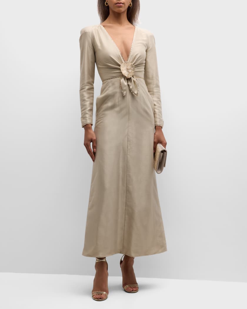 Giorgio Armani Dress Vintage Beaded Gown 40 / 6