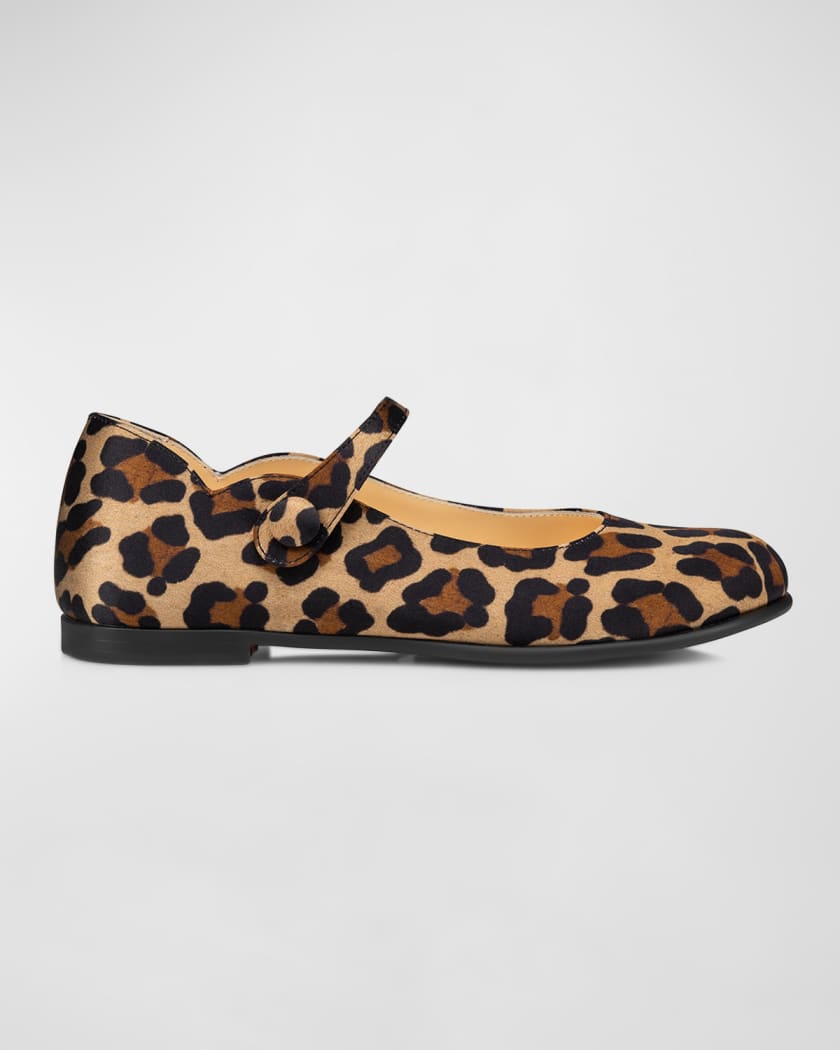 Kids on sale leopard flats