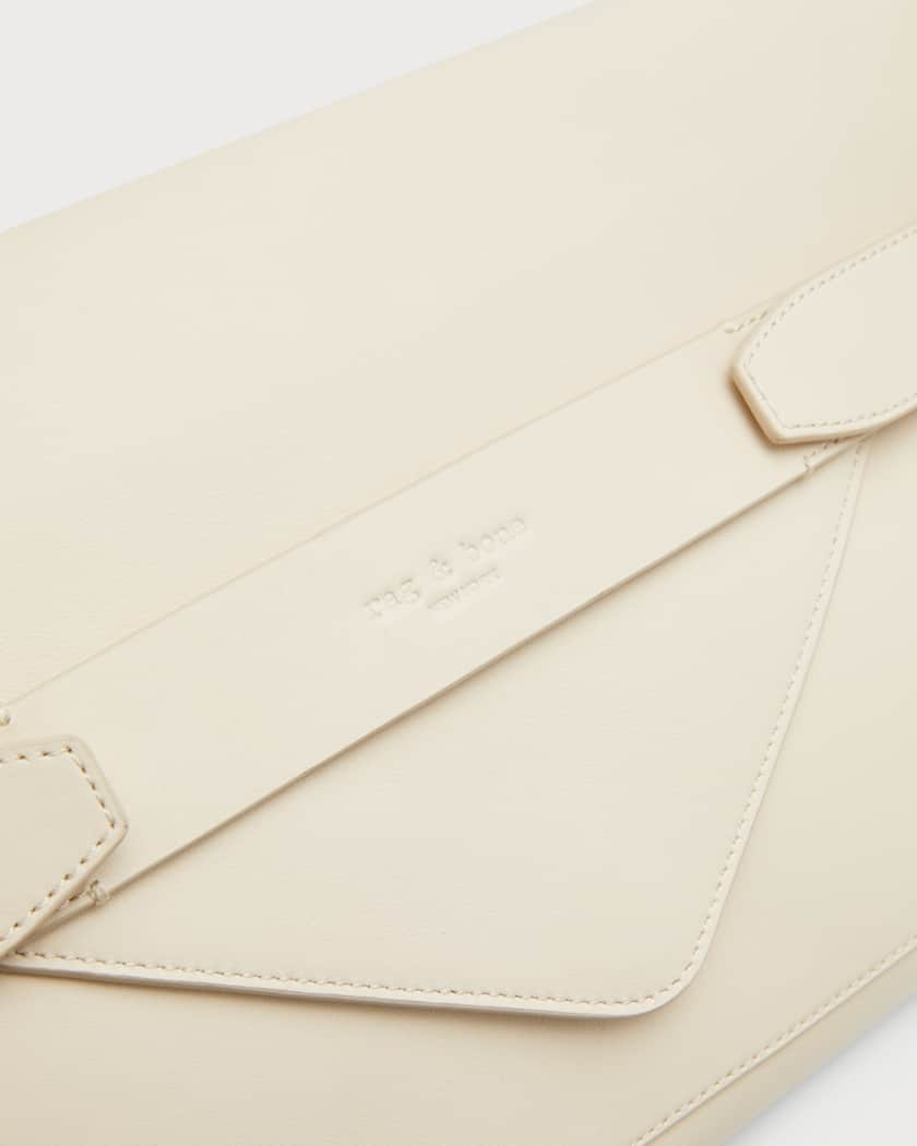 Envelope Leather Clutch Bag