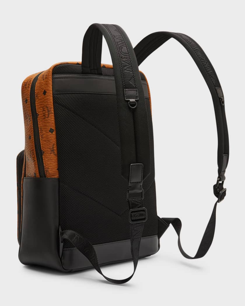 MCM Men s Aren Visetos Medium Backpack Neiman Marcus