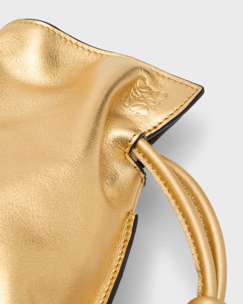 Loewe Flamenco Mini Metallic Clutch Bag
