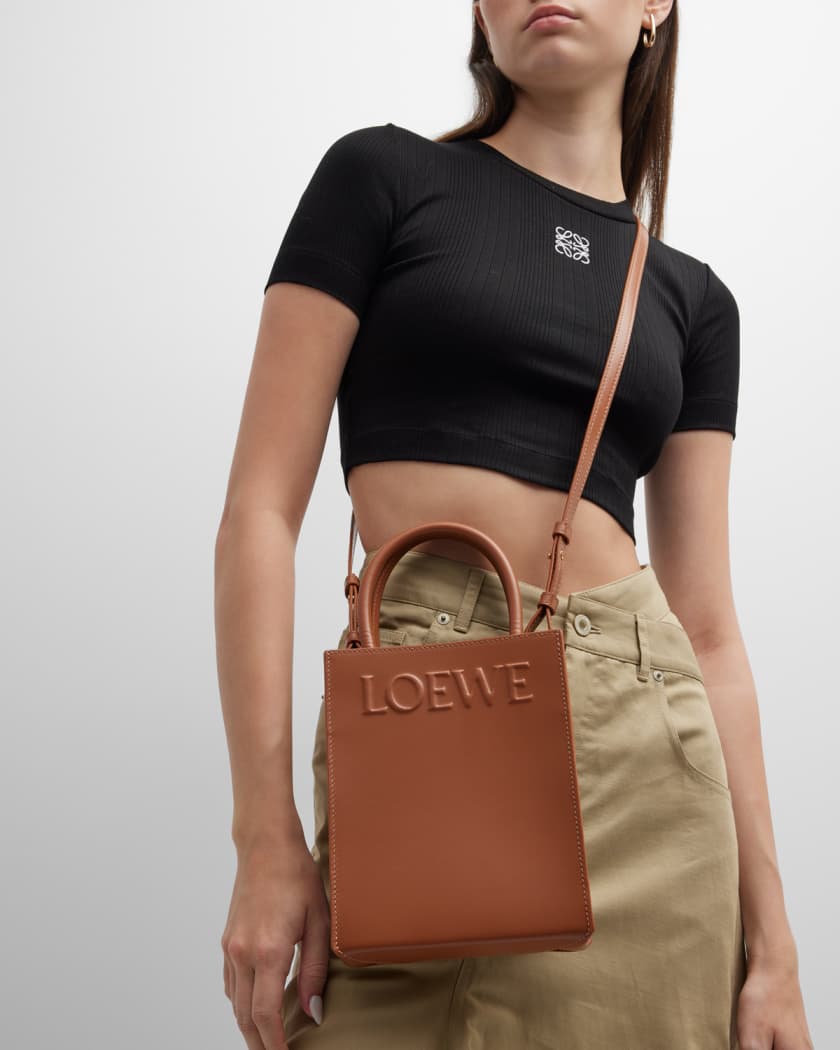 LOEWE Embossed leather tote