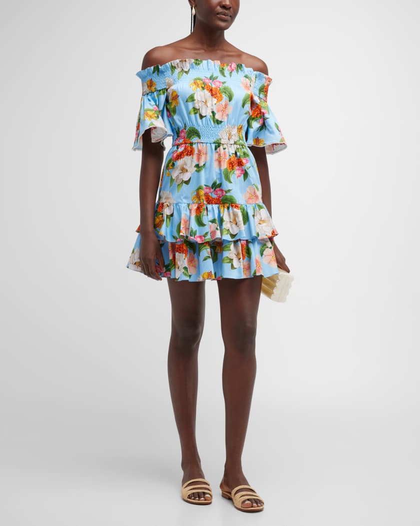 Neiman marcus off hotsell the shoulder dress