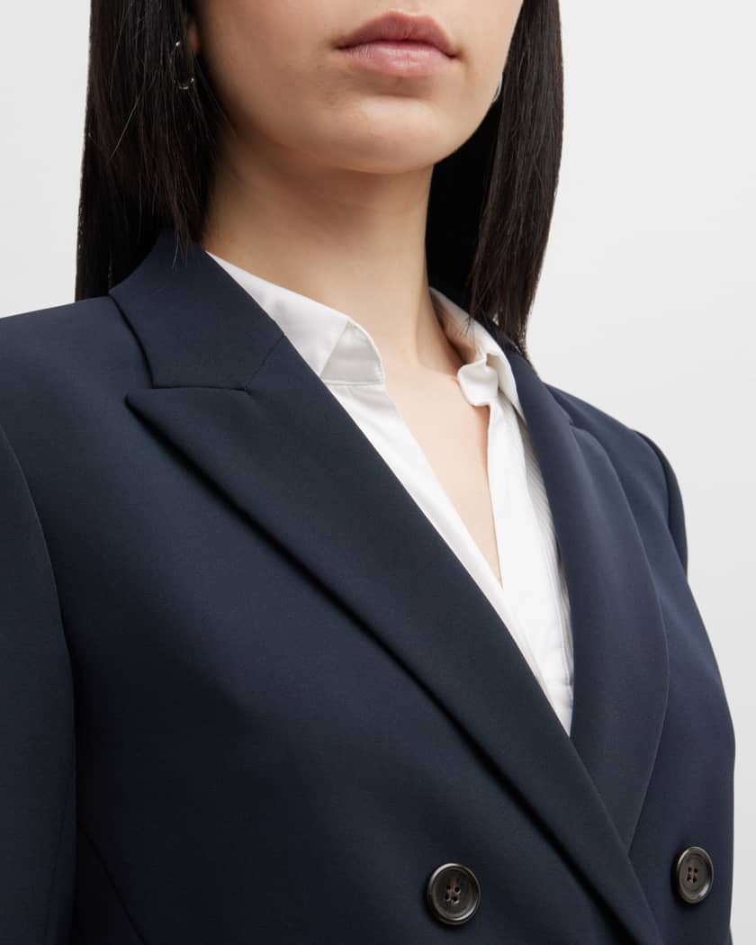Donna karan double deals breasted shirt dress