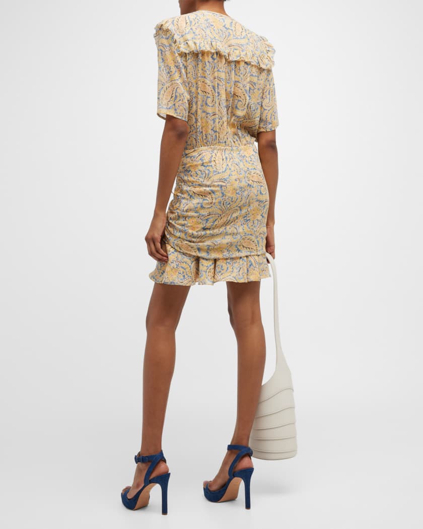 Veronica beard dakota deals flounce dress