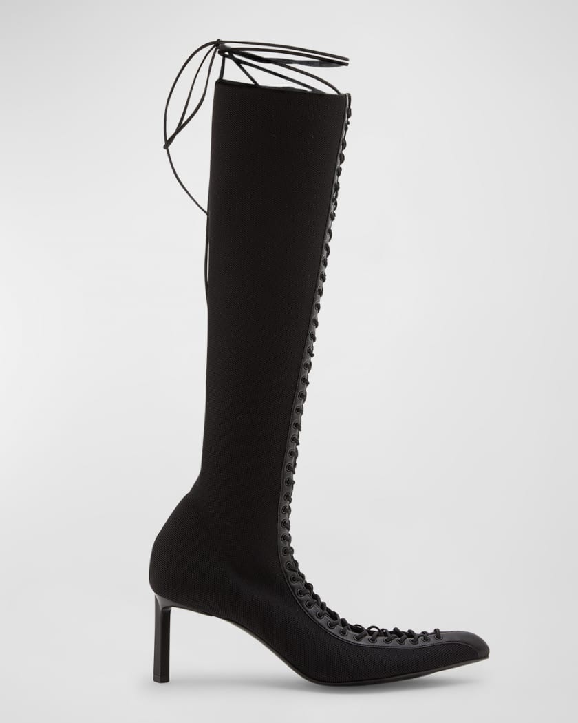 Givenchy Show Lace Up Knee High Boots Neiman Marcus