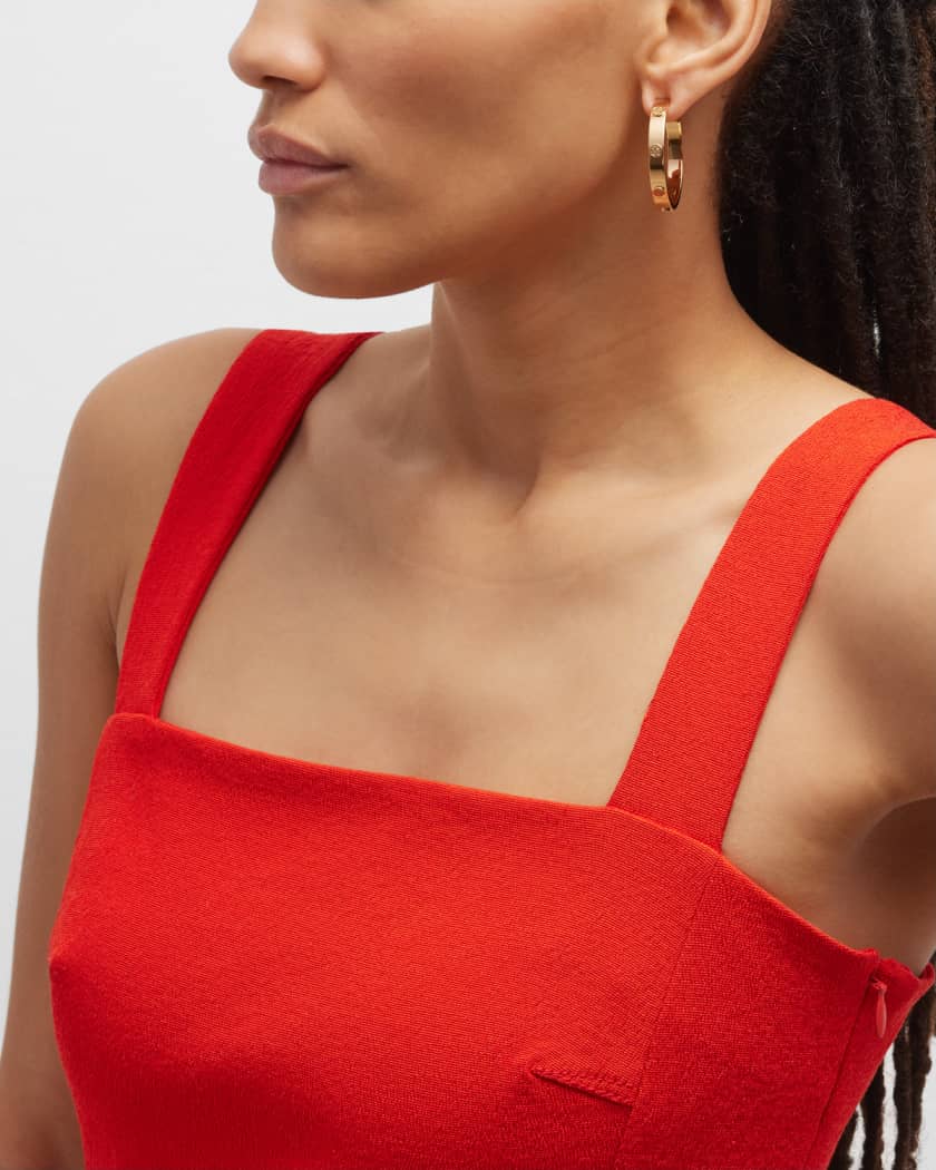 Tory Burch Miller Stud Hoop Earrings Neiman Marcus