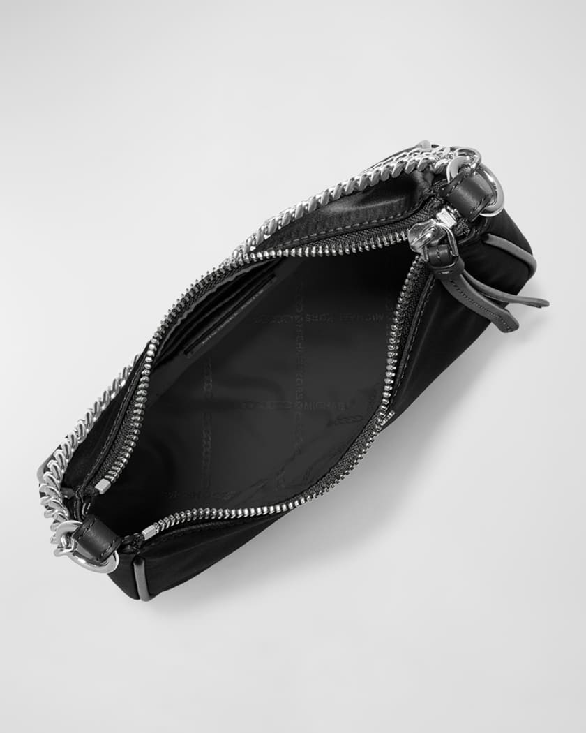 MICHAEL Michael Kors Jet Set Charm Nylon Pouchette Crossbody Bag in Black