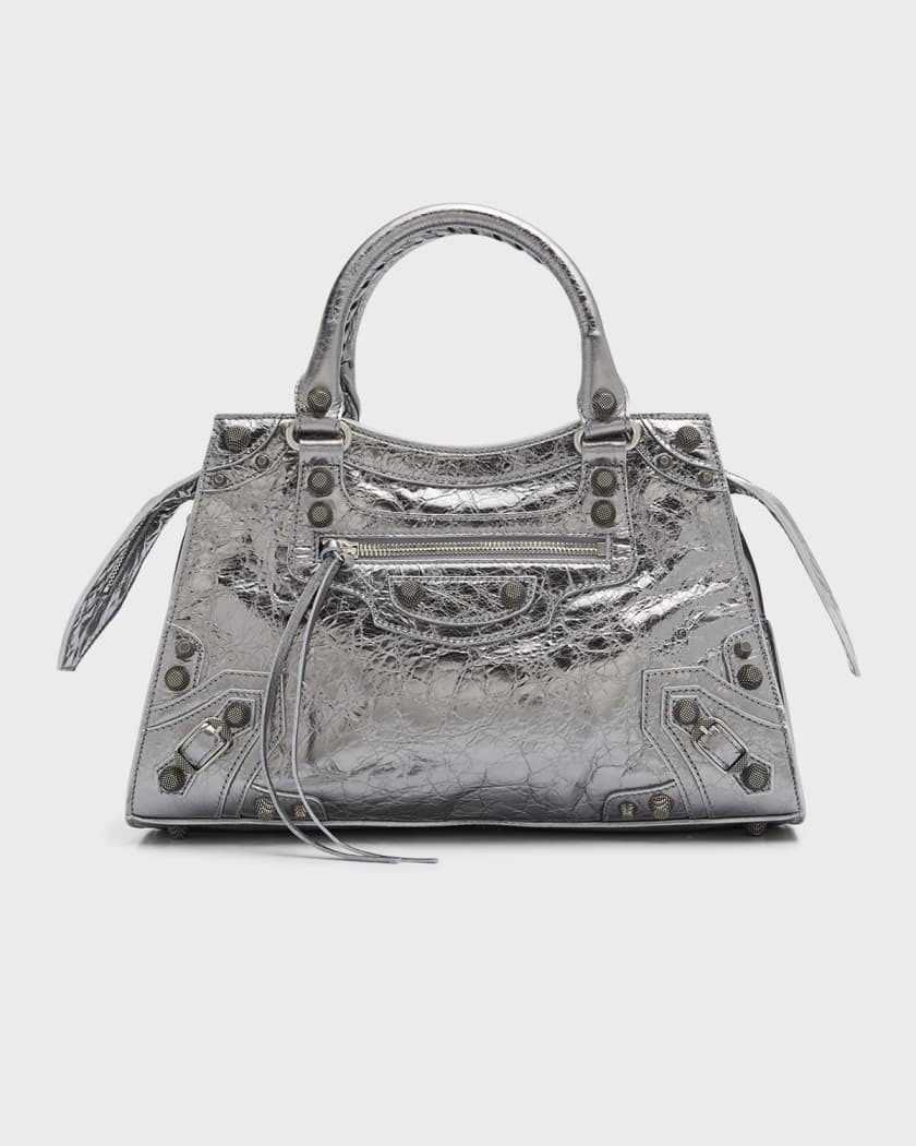 Balenciaga City Mini metallic edge