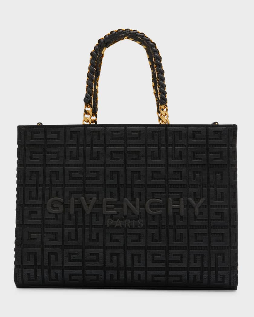 Givenchy Mini G Canvas Shopping Tote Bag in Black