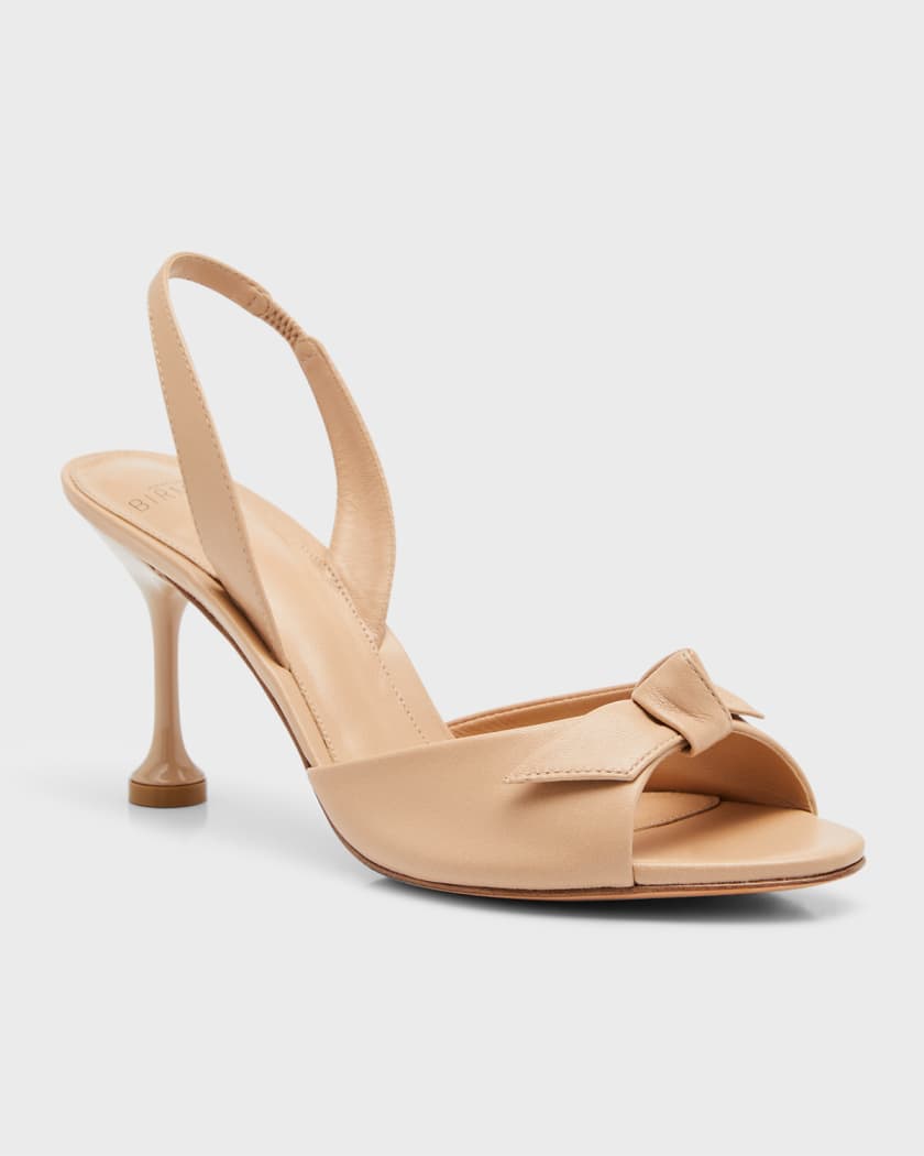 Alexandre Birman Clarita Leather High Heel Sandals Neiman Marcus