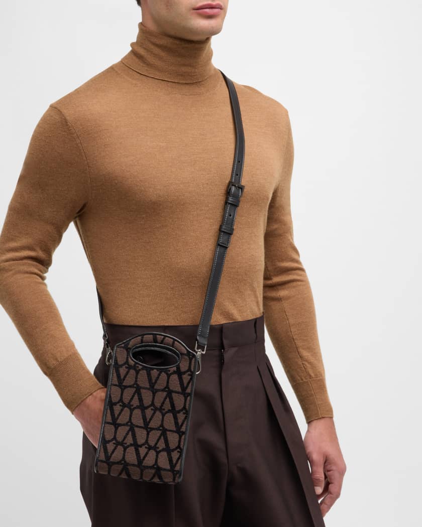 Men's Toile Iconographe Mini Crossbody Bag