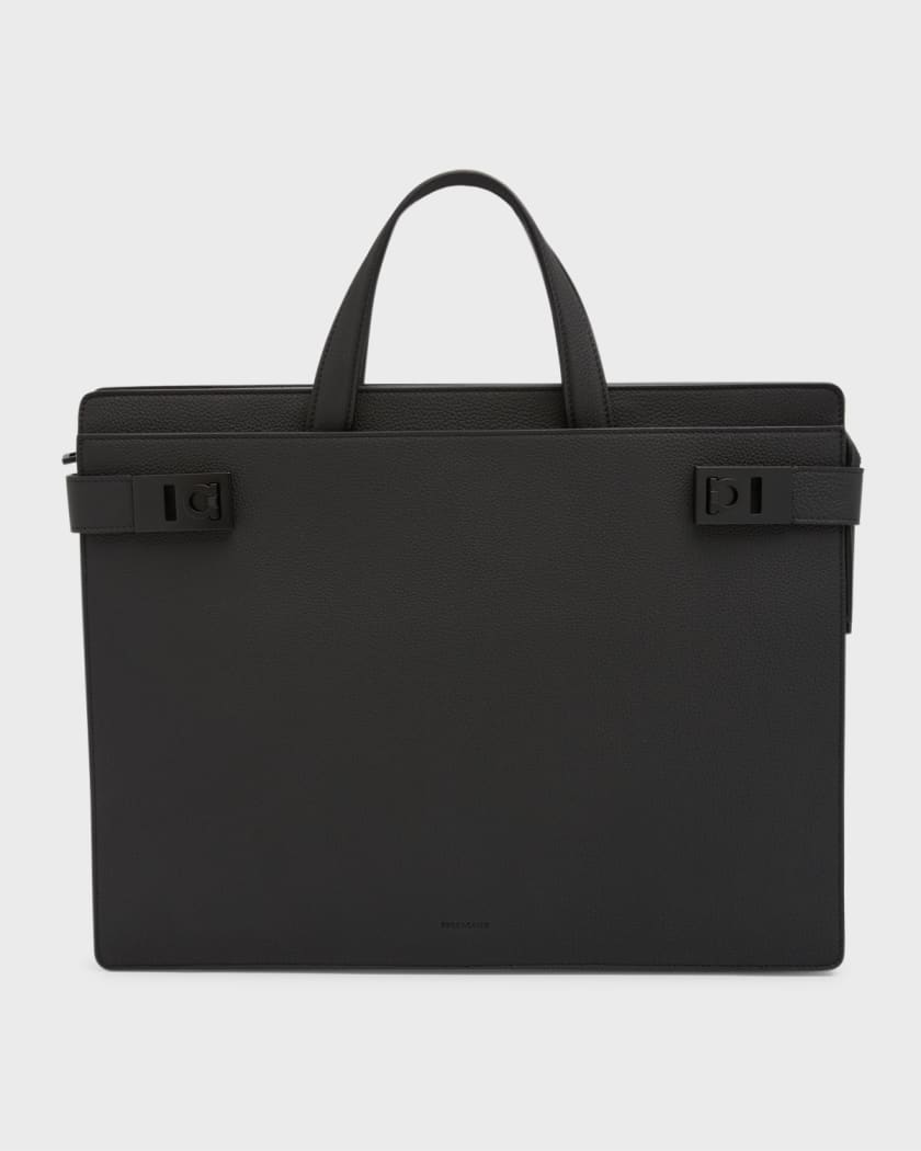 Ferragamo Men's Medium Leather Briefcase