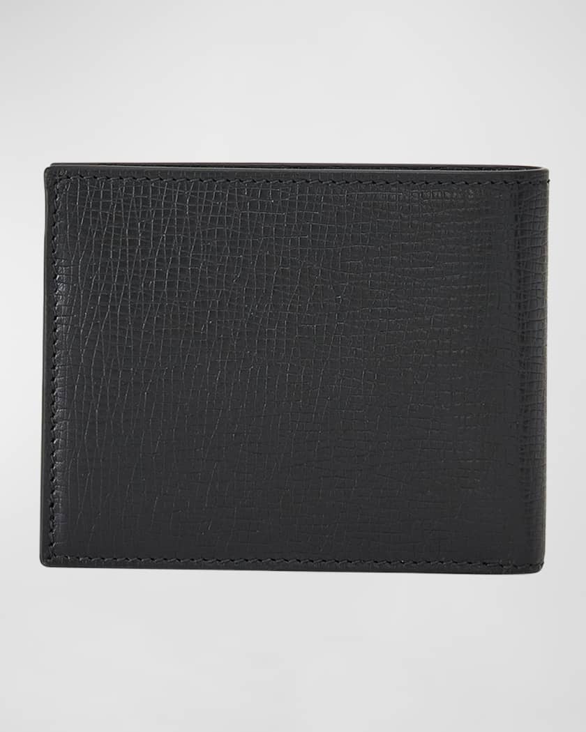 Dolce & Gabbana Logo Fabric And Leather Bifold Wallet in Gray for Men