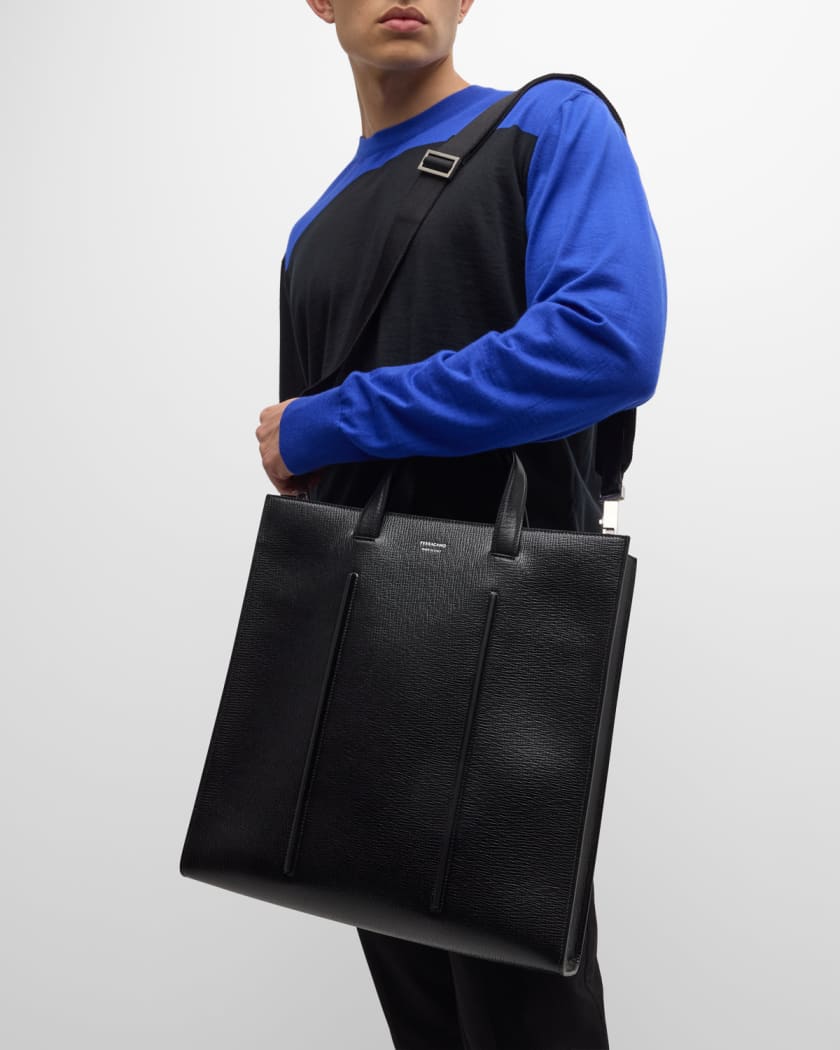 Leather mens clearance tote