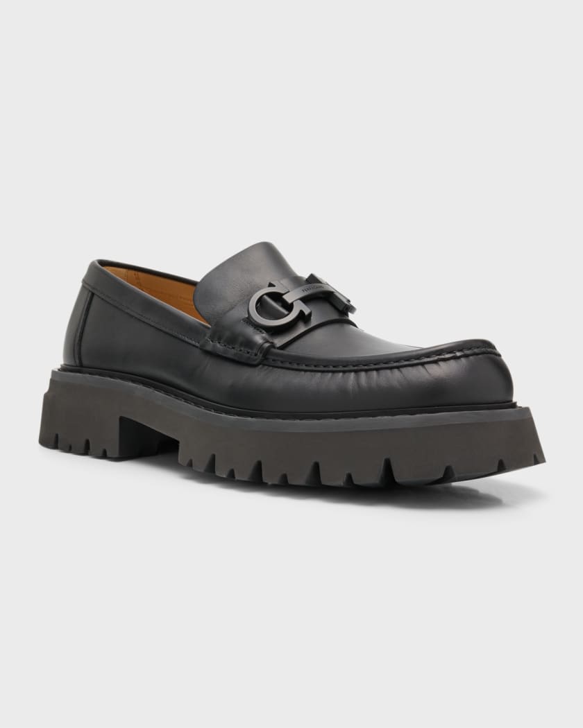 Chunky sole loafers mens deals