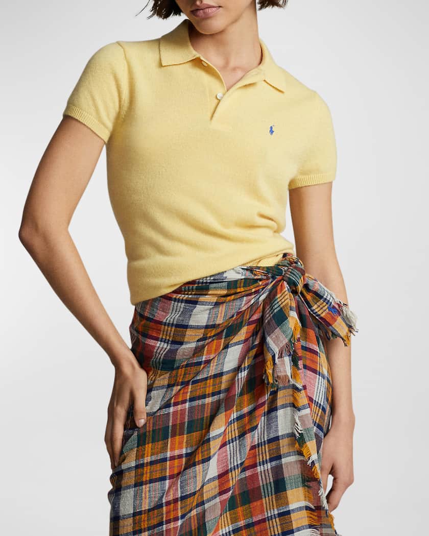 Slim Fit Cashmere Polo Shirt