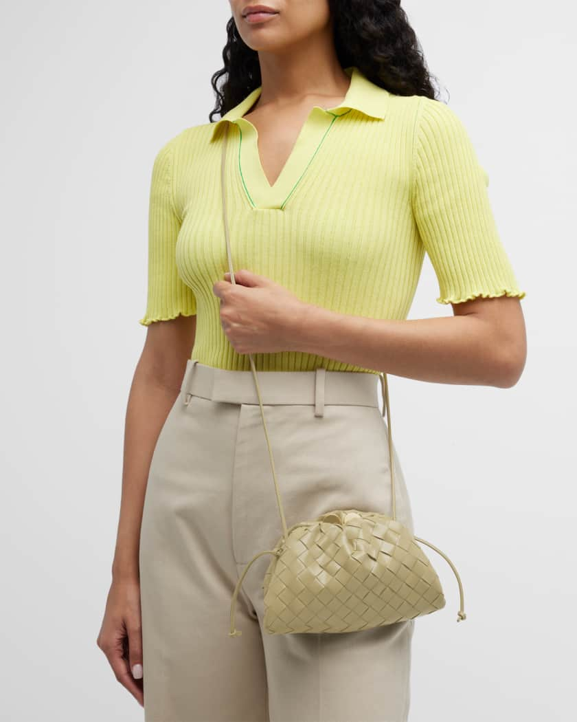 Bottega Veneta Mini Pouch Clutch in Green