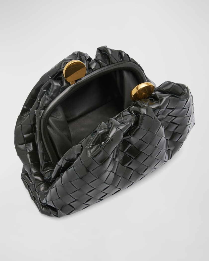 Bottega Veneta Knot Pleated Leather Clutch Bag - Bergdorf Goodman
