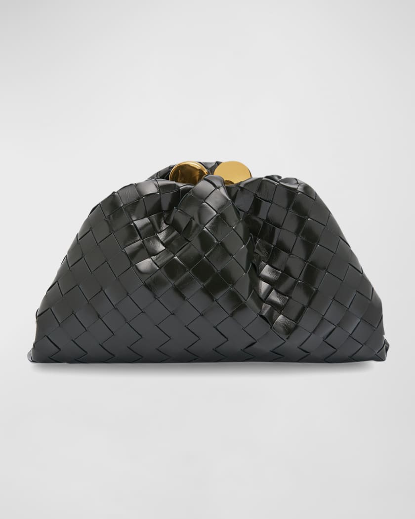 Bottega Veneta Mini Intrecciato Leather Pouch