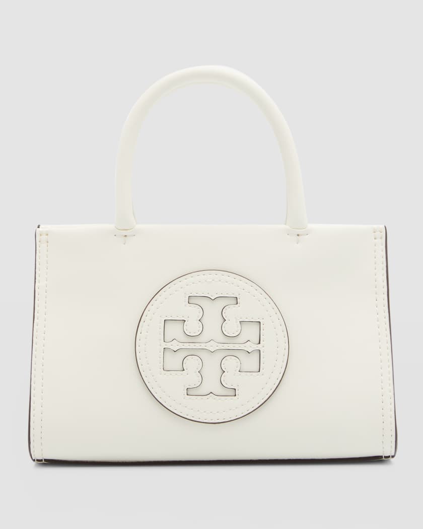 Tory Burch Tote Bags Clearance Sale - White Womens Small Ella Bio