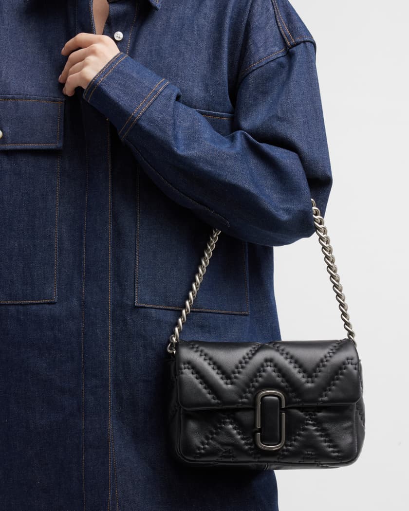 The Quilted Leather J Marc Shoulder Bag