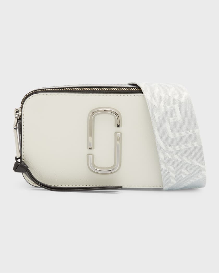 Marc Jacobs The Snapshot Bag Colorblock Black Leather Crossbody